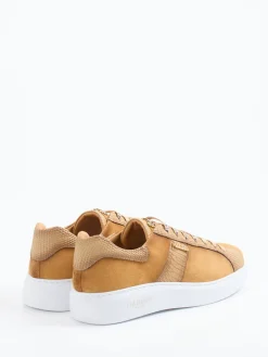 – Low-Top Sneaker aus Veloursleder Karamell*Harris Sale