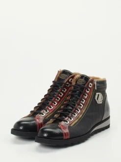 Herren Harris – Schnürboots aus geprägtem Leder