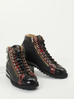 Herren Harris – Schnürboots aus geprägtem Leder