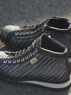 Herren Harris – Schnürboots aus geprägtem Leder