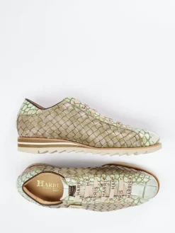 Herren Harris – Sneaker aus Flechtleder in Salbei