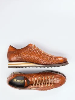 – Sneaker aus geprägtem Leder*Harris Clearance