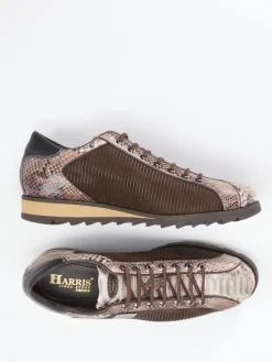 – Sneaker aus geprägtem Leder in*Harris New