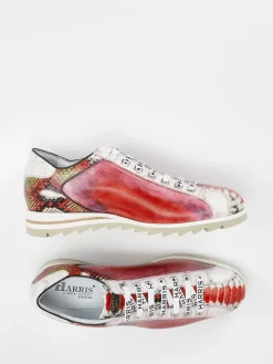 Herren Harris – Sneaker aus geprägtem Leder in