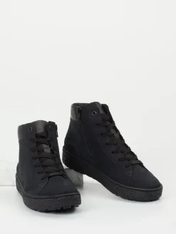 – High-Top Sneaker aus Nubukleder schwarz*Hartjes Online