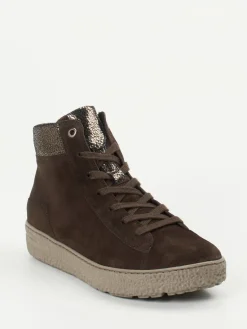 Damen Hartjes – High-Top-Sneaker aus Veloursleder