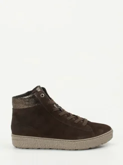 Damen Hartjes – High-Top-Sneaker aus Veloursleder