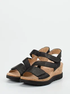 Damen Hartjes – Keilsandalette aus Kalbleder