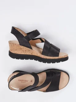 Damen Hartjes – Keilsandalette aus Kalbleder