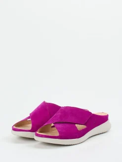 – Komfort-Pantolette aus Veloursleder*Hartjes