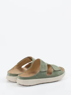 – Komfort-Pantolette aus Veloursleder salbei*Hartjes Hot