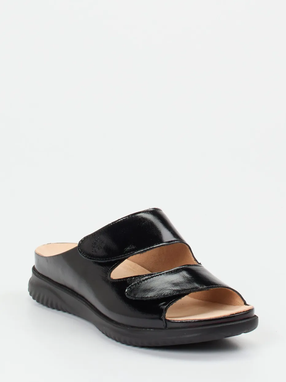 – Komfort-Pantolette aus Lackleder*Hartjes