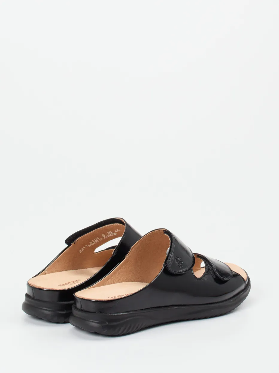 – Komfort-Pantolette aus Lackleder*Hartjes