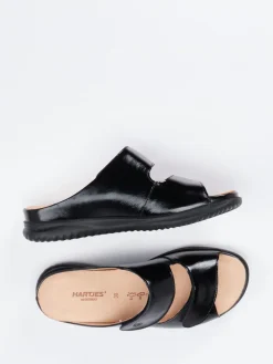 – Komfort-Pantolette aus Lackleder*Hartjes