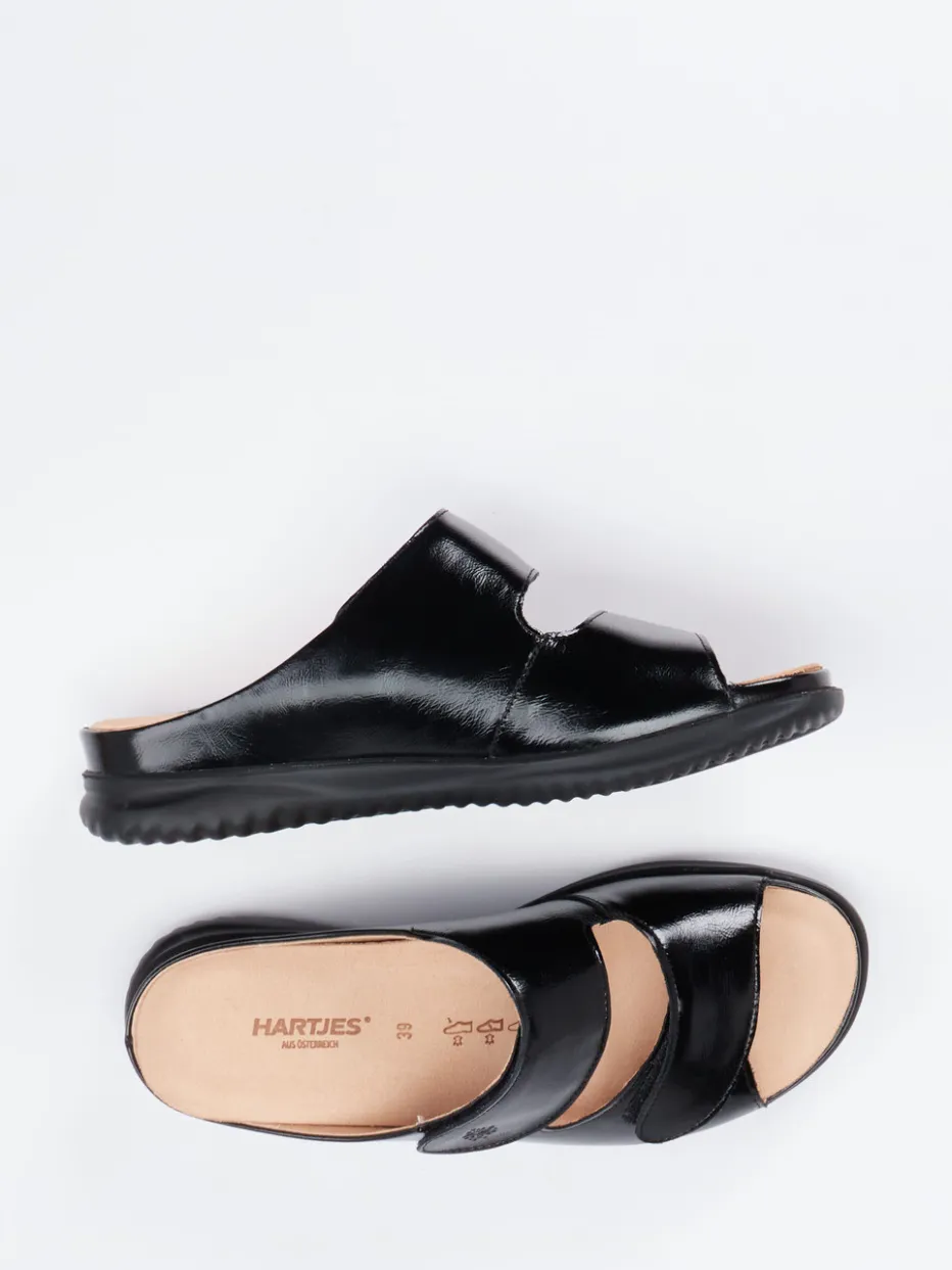 – Komfort-Pantolette aus Lackleder*Hartjes