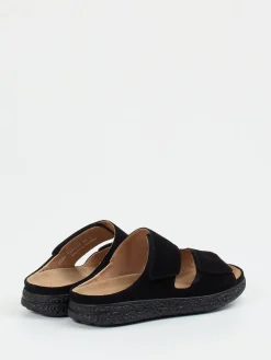 Damen Hartjes – Komfort-Pantolette aus Veloursleder