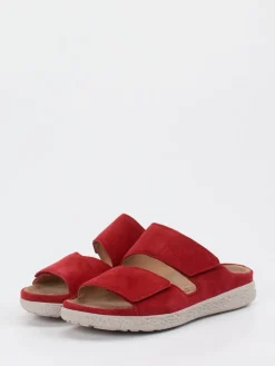 Damen Hartjes – Komfort-Pantolette aus Veloursleder