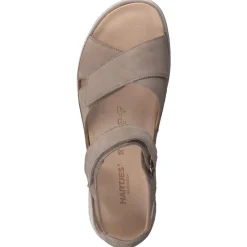 – Komfortsandale aus Nubukleder grau*Hartjes Best