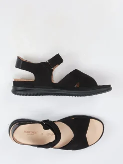 Damen Hartjes – Komfortsandale aus Nubukleder