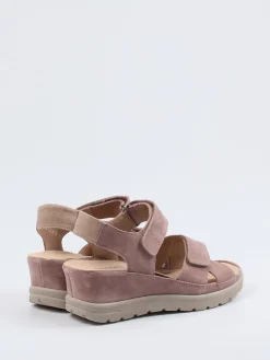 Damen Hartjes – Komfortsandale aus Veloursleder in Alt