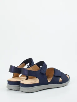 Damen Hartjes – Komfortsandalen aus Nubukleder marine