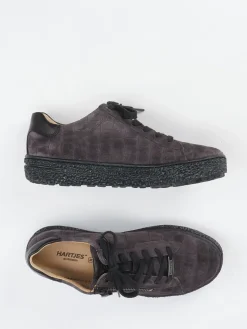 – Komfort-Sneaker aus Veloursleder anthrazit*Hartjes Hot