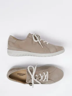 – Komfort-Sneaker aus Nubukleder grau*Hartjes Discount