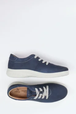 – Komfort-Sneaker aus Nubukleder Marine*Hartjes New