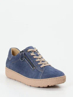Damen Hartjes – Komfort-Sneaker aus Veloursleder jeans