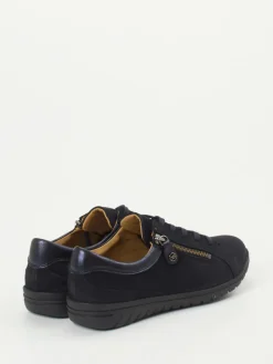 Damen Hartjes – Komfort-Sneaker aus Nubukleder Dunkel