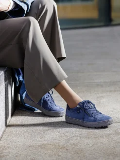 Damen Hartjes – Komfort-Sneaker aus Veloursleder