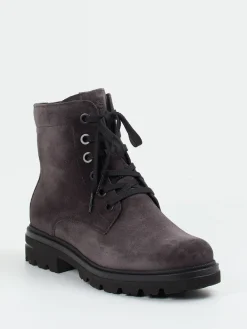 – Schnürboots aus Veloursleder in*Hartjes New