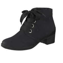 – Schnürstiefeletten aus Nubukleder Dunkel*Hartjes Outlet