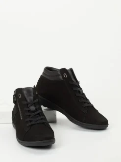 – Schnürstiefelette aus Nubukleder*Hartjes Clearance