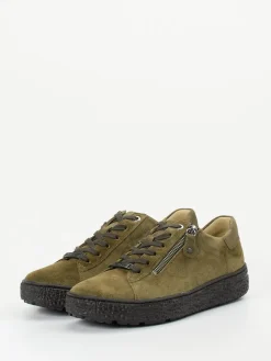 – Sneaker aus Veloursleder in Oliv*Hartjes Hot