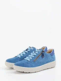 – Sneaker aus Veloursleder stahl*Hartjes Sale