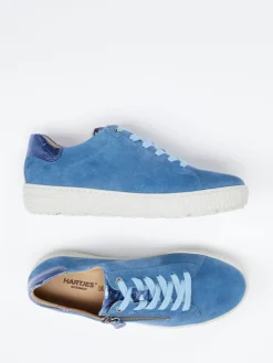 – Sneaker aus Veloursleder stahl*Hartjes Sale