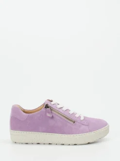 Damen Hartjes – Sneaker aus Veloursleder in Flieder