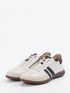 – Sneaker aus Velours- und Glattleder Offwhite*Hartjes