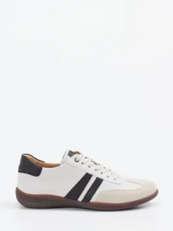 – Sneaker aus Velours- und Glattleder Offwhite*Hartjes