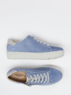 Damen Hartjes – Sneaker aus Veloursleder jeans