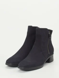 Damen Hartjes – Stiefeletten aus Nubukleder in Dunkel