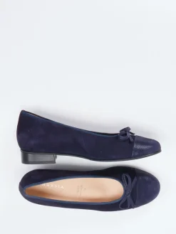 – Ballerinas aus Veloursleder in Dunkel*Hassia Sale