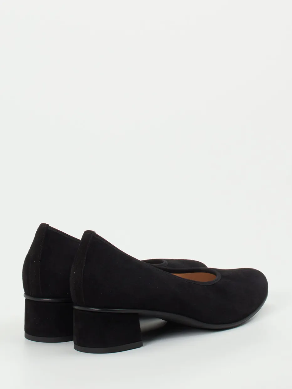 Damen Hassia – Blockabsatz-Pumps aus Veloursleder