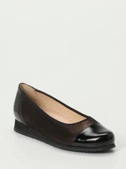 Damen Hassia – Komfort-Ballerinas aus Metallicleder