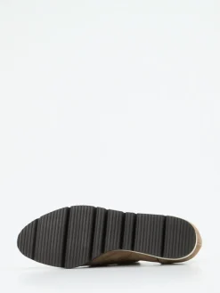 Damen Hassia – Komfort-Halbschuh aus Veloursleder Sandbeige