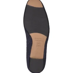 Damen Hassia – Komfort-Pumps aus geprägtem Veloursleder Dunkel