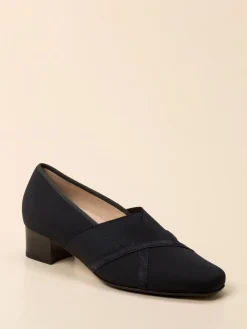 Damen Hassia – Komfortpumps aus Textil dunkel