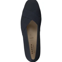 Damen Hassia – Komfort-Pumps aus Textil in Dunkel