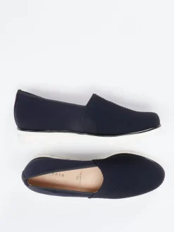Damen Hassia – Komfort-Slipper aus Textil Dunkel